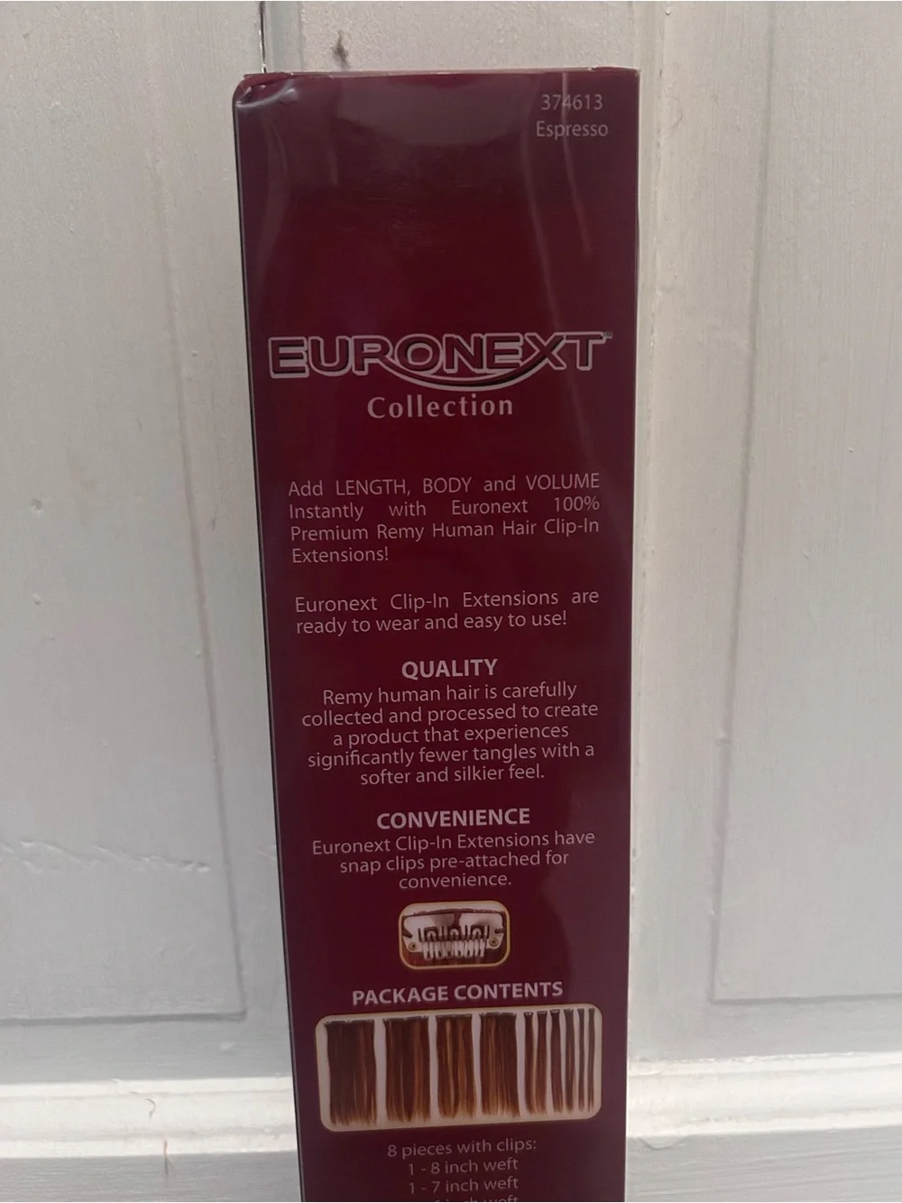 EURONEXT Premium Remy Human Hair Extensions Straight